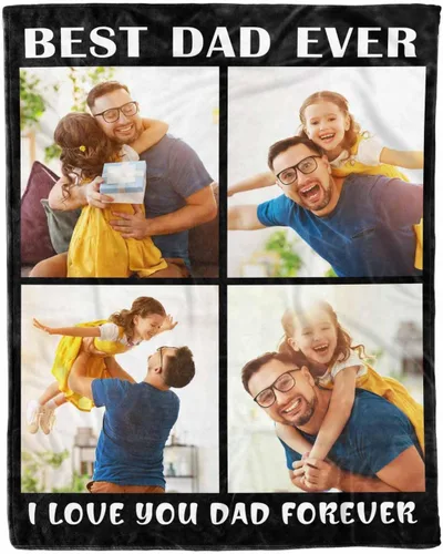 Miniatura 26 de D-Story Manta de fotos personalizada, manta de foto personalizada para disfraz, primera manta de microforro polar ultra suave, manta de cama de 40 x
