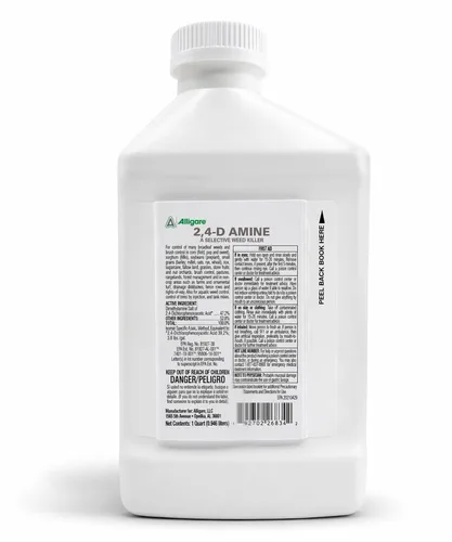 Miniatura 9 de ALLIGARE Concentrado de amina 2,4-D herbicida posemergente para controlar la trenza de cerdo, cardo y más, 46.8% de ingrediente activo, para césped