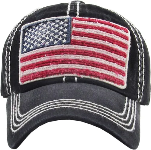 Miniatura 291 de KBETHOS Tactical Operator Collection USA Fishing Mesh Ballcap Flag Patch America Outdoors Trucker Baseball Cap