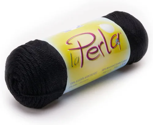 Miniatura 8 de LA Perla de Omega - Hilo Perle 100% algodón mercerizado ideal para ganchillo fino - Color: 01 - Blanco 601