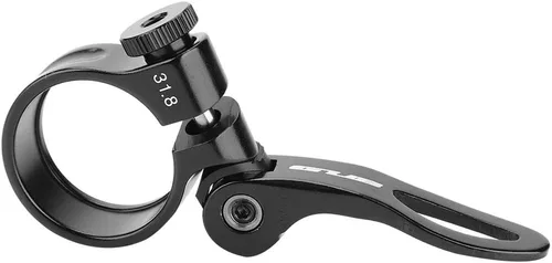 Miniatura 8 de Abrazadera de poste, Clip de tubo de abrazadera de liberación rápida de aleación de aluminio para bicicleta de asiento de 27.2/1.126 in (negro)