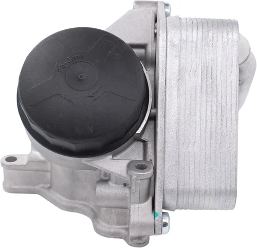 Miniatura 2 de MOTOKU Carcasa de filtro de aceite del motor con enfriador de aceite y junta de montaje para BMW 328i 2011-2015 528i 2010-2011 X1 2013-2015 X3