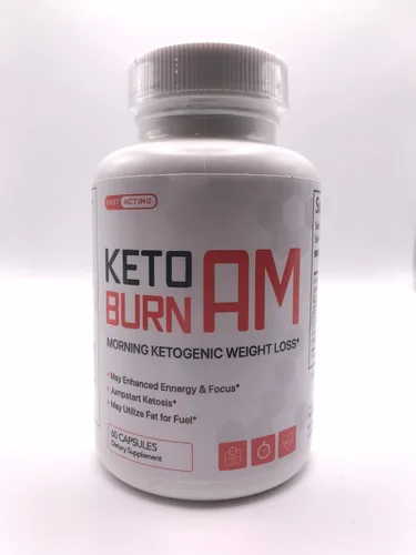 Miniatura 2 de Nutra City Paquete de 3 píldoras cetogénicas Keto Burn AM Morning para control de peso, píldoras Keto Burn para hombres y mujeres, 180 cápsulas
