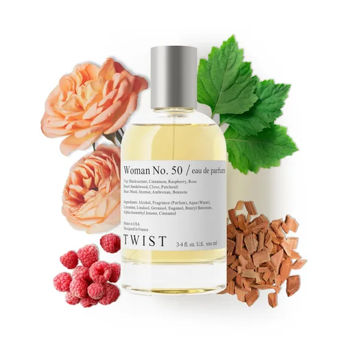 Miniatura 116 de Twist Wood No. 28 - Eau De Parfum Inspirado en T. Ford Oud Wood, Perfume de Larga Duración para Hombres y Mujeres, Sin Parabenos, Vegano