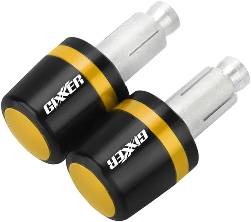 Miniatura 6 de Manillar de motocicleta para motocicleta, peso final, agarres para manillar, tapa antivibración, enchufe plateado para Suzuki Gixxer 150sf 250sf 155