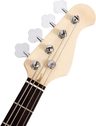 Miniatura 8 de Costzon Guitarra Bajo Eléctrica de 4 Cuerdas Tamaño Completo para Principiantes Kit Completo, Diapasón y Puente de Palisandro, con Dos Pastillas