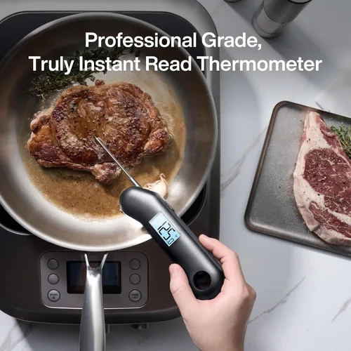 Miniatura 4 de Termómetro Profesional para Carne Digital, 3 Veces Más Rápido con Lectura Instantánea de 0.5 Segundos, Certificado NIST con Precisión ±0.5°F, 100%