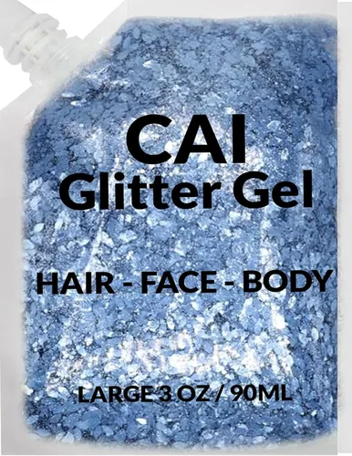 Miniatura 10 de Gel de purpurina para rostro, cuerpo y cabello, purpurina de Halloween para niños y mujeres, gel de grado cosmético de 3 onzas con luna y estrellas