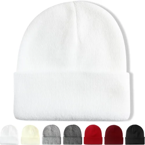 Miniatura 20 de NPQQUAN Beanie for Men Women Winter Hats for Mens Beanie Cuffed Knit Beanies Skull Cap