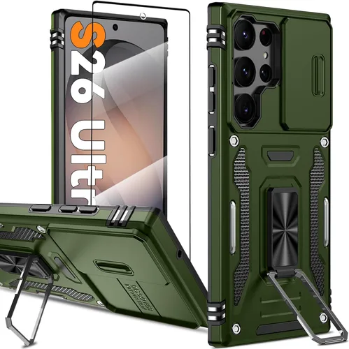 Miniatura 92 de Funda magnética para Samsung Galaxy Note 20 Ultra con soporte de anillo [con protector de pantalla] [Compatible con carga inalámbrica MagSafe] Funda