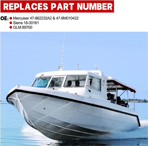 Miniatura 4 de BDFHYK 8M0104229 Kit de reparación de impulsor de bomba de agua para fuerabordas Mercury o Mariner y unidades de popa MerCruiser, sustituye a