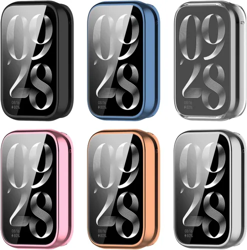 Miniatura 8 de Funda protectora de pantalla compatible con Xiaomi Band 8 Pro Smart Watch TPU Protector de pantalla suave ultra delgado para Xiaomi Mi Band 8 Pro