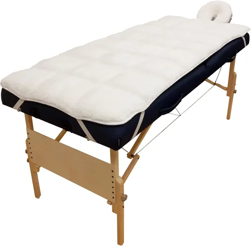 Miniatura 7 de Body Linen Abundance Deluxe - Juego de almohadillas acolchadas de forro polar para mesa de masaje. Incluye funda para soporte facial y almohadilla