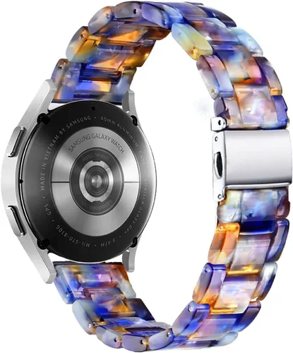 Miniatura 6 de Correa de resina para reloj de liberación rápida de 0.866 in, 0.787 in y 0.709 in, correas compatibles con Samsung Galaxy Watch/Huawei Watch/Amazfit