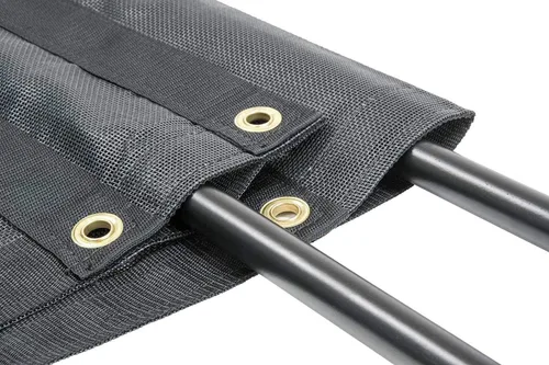 Mytee Products Cubierta de lona de malla revestida de vinilo para camión volquete de 5 pies 6 pulgadas x 14 pies con bolsillo doble de 5 pulgadas y