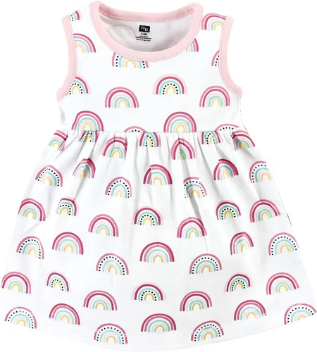 Miniatura 4 de Hudson Baby - Conjunto de vestido y cárdigan de algodón para bebé niña