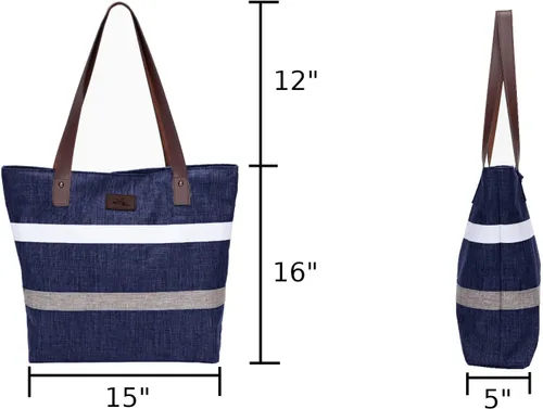Miniatura 5 de Bolso de hombro con asa superior para mujer, para trabajo, universidad, viajes, negocios, compras, casual, mejorado