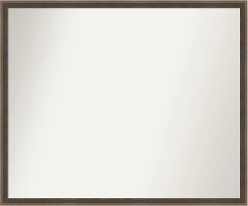 Miniatura 98 de Amanti Art Brown Bathroom Mirror for Over Sink, 23x41 Custom Made Hardwood Wedge Mocha Rectangle Vanity Mirror, Large Modern Wood Frame, Hangs
