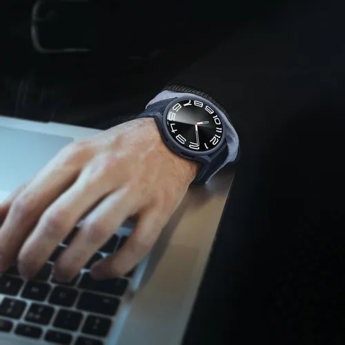 Miniatura 7 de Pack de 12 fundas para Samsung Galaxy Watch 6 de 40 mm, protector de pantalla con cubierta de policarbonato duro y película protectora de vidrio