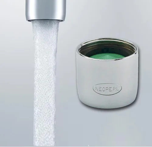 Miniatura 3 de Neoperl Perlator - Aireador de grifo de 1.5 gpm de flujo económico (6 unidades, doble)