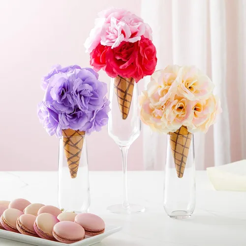 Miniatura 3 de Bright Creations Conos de espuma para manualidades, 2 x 4 pulgadas, color blanco, paquete de 24, formas de cono para proyectos de gnomos