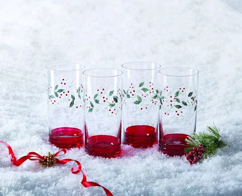 Miniatura 2 de Pfaltzgraff Winterberry - Vasos enfriadores (20 onzas, juego de 4)
