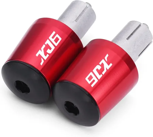 Miniatura 5 de 7/8" 22MM CNC Manijas de Manillar de Motocicleta Empuñadura Barra de Agarre Extremo Tapón para XJ6 N / XJ6 Diversion 2009-2015 2012 2013 2014