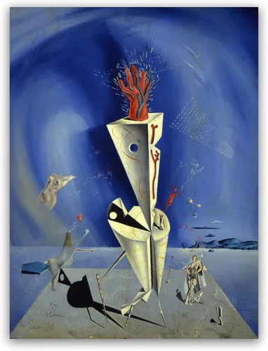 Yomcut Salvador Dali - Lienzo decorativo para pared, aparato y póster de mano, impresión de decoración de pared genial, decoración abstracta de