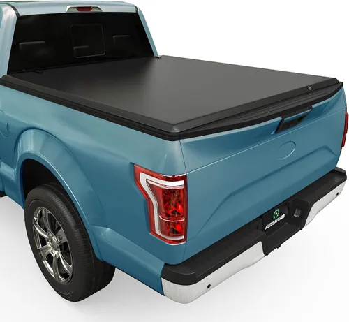 Miniatura 12 de AUTOSAVER88 Cubierta Tonneau suave de cuatro pliegues para caja de camioneta compatible con Ford F-150 F150 2015-2026 (excepto serie Raptor) caja