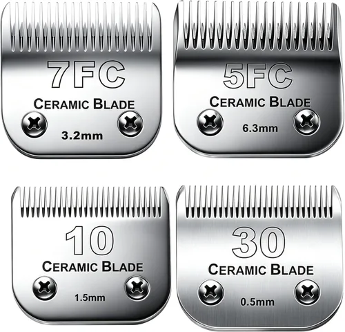 Miniatura 22 de 3 piezas 30 cuchillas para cortapelos de aseo canino Compatibles con Andis Pet Clipper/Oster A5/Wahl KM Series Cortapelo para perros, cuchilla