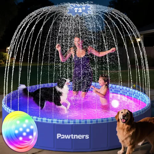 Miniatura 15 de Piscina inflable para niños, almohadilla antideslizante para patio trasero, piscina infantil de PVC grueso para interiores y exteriores, estanque