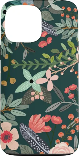 Miniatura 23 de Funda con diseño floral botánico de jardín colorido para iPhone 13