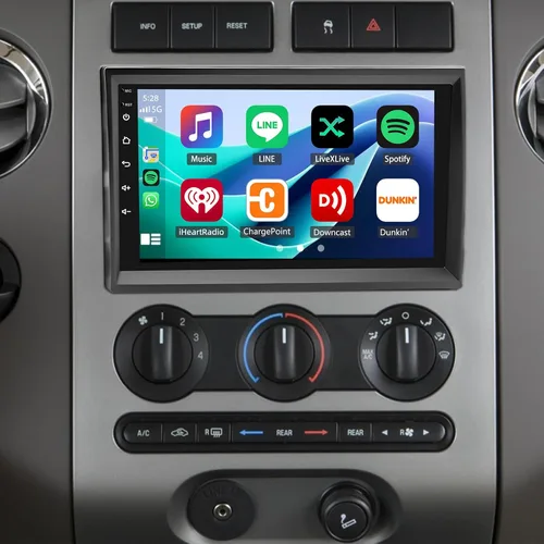Radio de coche Android para Ford F150/F250/F350 2004-2014 con Apple Carplay Android Auto, pantalla táctil de 7 pulgadas para actualización estéreo