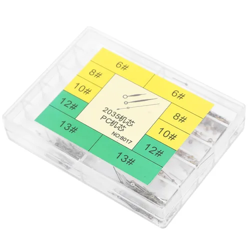 Miniatura 7 de Agujas de repuesto para reloj de manos, manecillas de movimiento para movimiento de movimiento 2035 (negro + plata)