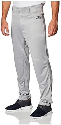 Miniatura 4 de Rawlings Launch Series Baseball Pants Full Length & Jogger Fit Options Solid Colors Adult Sizes