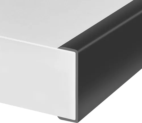 Miniatura 13 de Borde de goma protector autoadhesivo para chapa, material de etileno propileno dieno, ajuste de 1/16 pulgadas (1.6 mm), longitud 10 pies