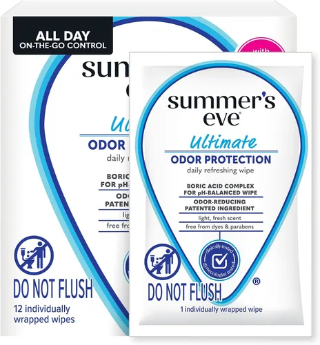 Miniatura 10 de Summer's Eve Blissful Escape - Toallitas femeninas, fórmula suave con pH equilibrado que ayuda a controlar el olor vaginal, toallitas envueltas