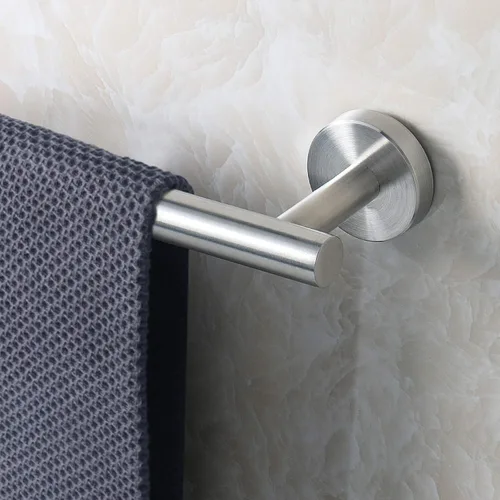 Miniatura 8 de NearMoon - Barra para toallas de baño, toallero de acero inoxidable grueso para ducha, soporte de toalla montado en la pared para baño, longitud