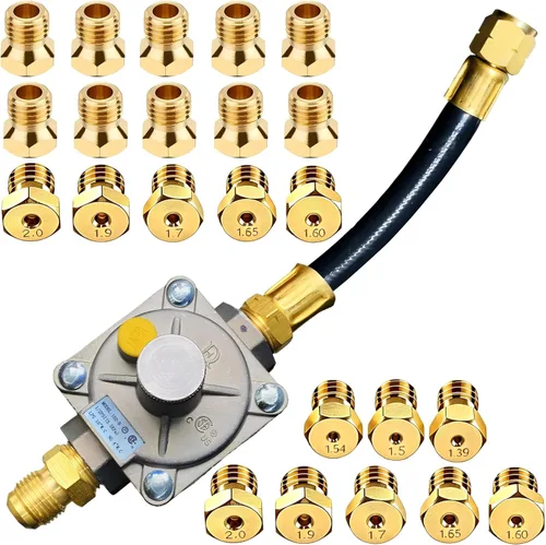 Miniatura 8 de Válvula de control de seguridad de gas certificada por CSA con dispositivo de encendido piezoeléctrico para jardín alimentado por propano solar