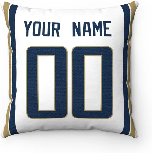 Miniatura 4 de ANTKING Almohada personalizada Los Angeles con cualquier nombre y número para regalo de hombres, mujeres y niños Para Los Ángeles Azul