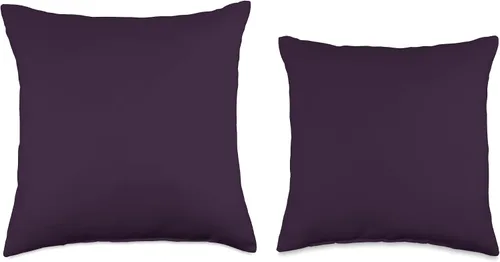 Miniatura 3 de Bliss Color Series Co. - Cojín para berenjena (16.0 x 16.0 in), color morado