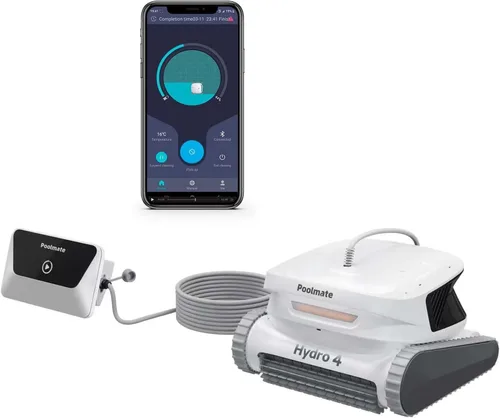 Miniatura 9 de Chasing Hydro 4 - Aspiradora de piscina enterrada Robot de piscina con cable de 50 pies para limpieza de pisos, paredes y líneas de flotación