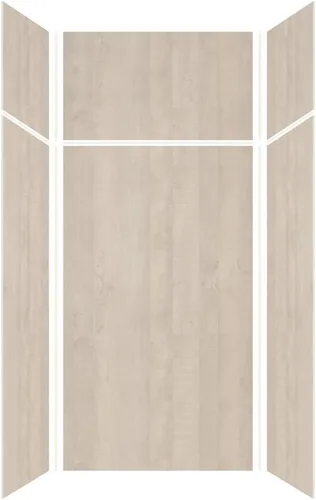 Miniatura 61 de Transolid EWKX483696-41 Expressions - Kit de pared de ducha de 6 paneles con extensión, 36 pulgadas de largo x 48 pulgadas de ancho x 96 pulgadas