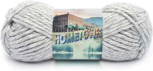 Miniatura 58 de Lion Brand Yarn Hometown - Ovillo de lana súper voluminoso para tejer, ganchillo y manualidades, 1 unidad, Phoenix Azalea