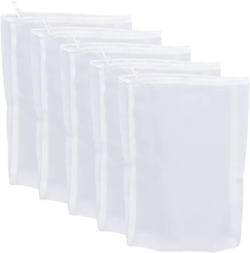 Miniatura 8 de Bolsa coladora de nailon de 75 micrones, bolsa de filtro de alimentos multiusos de grado alimenticio para leche de nueces, jugo, cerveza fría, 2