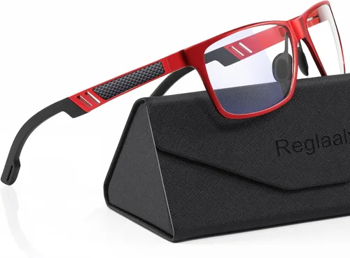 Gafas de bloqueo de luz azul para hombres/mujeres, gafas de juegos para computadora, marco de metal