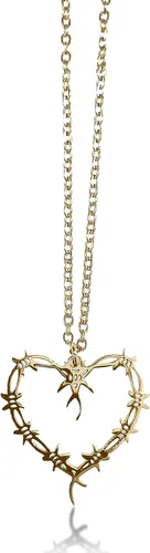 Miniatura 3 de Karol Merch - Collar de corazón de Bichota de 3 piezas y aretes de corazón de Karol, accesorios de corazón gótico KG para mujeres, collar de Bichota