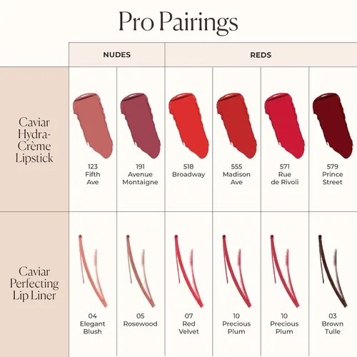 Miniatura 8 de Laura Mercier Caviar Hydra Crème Lipstick, hidratación de 16 horas y reparación de la barrera labial, uso todo el día, voluminizador, a prueba