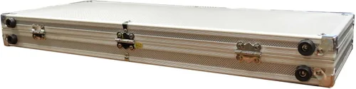 Miniatura 4 de Caja de aluminio plateado con bloqueo de ficha de póquer 650