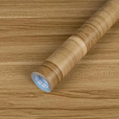 Miniatura 13 de Decoroom Papel de contacto de grano de madera, nogal oscuro, papel de contacto para encimeras, aspecto de madera, envoltura de vinilo autoadhesiva